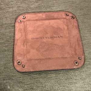 David Yurman Tan Accessory Tray. NIB